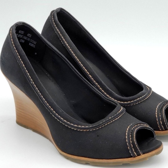 timberland peep toe shoes